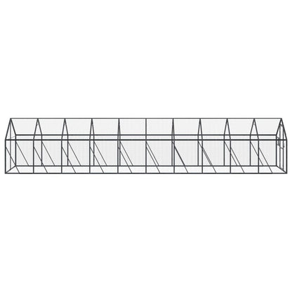 Aviary Anthracite 1.79x10x1.85 m Aluminium