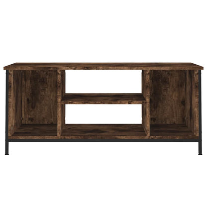 TV Cabinet Smoked Oak 102x35x45 cm Engineered Wood