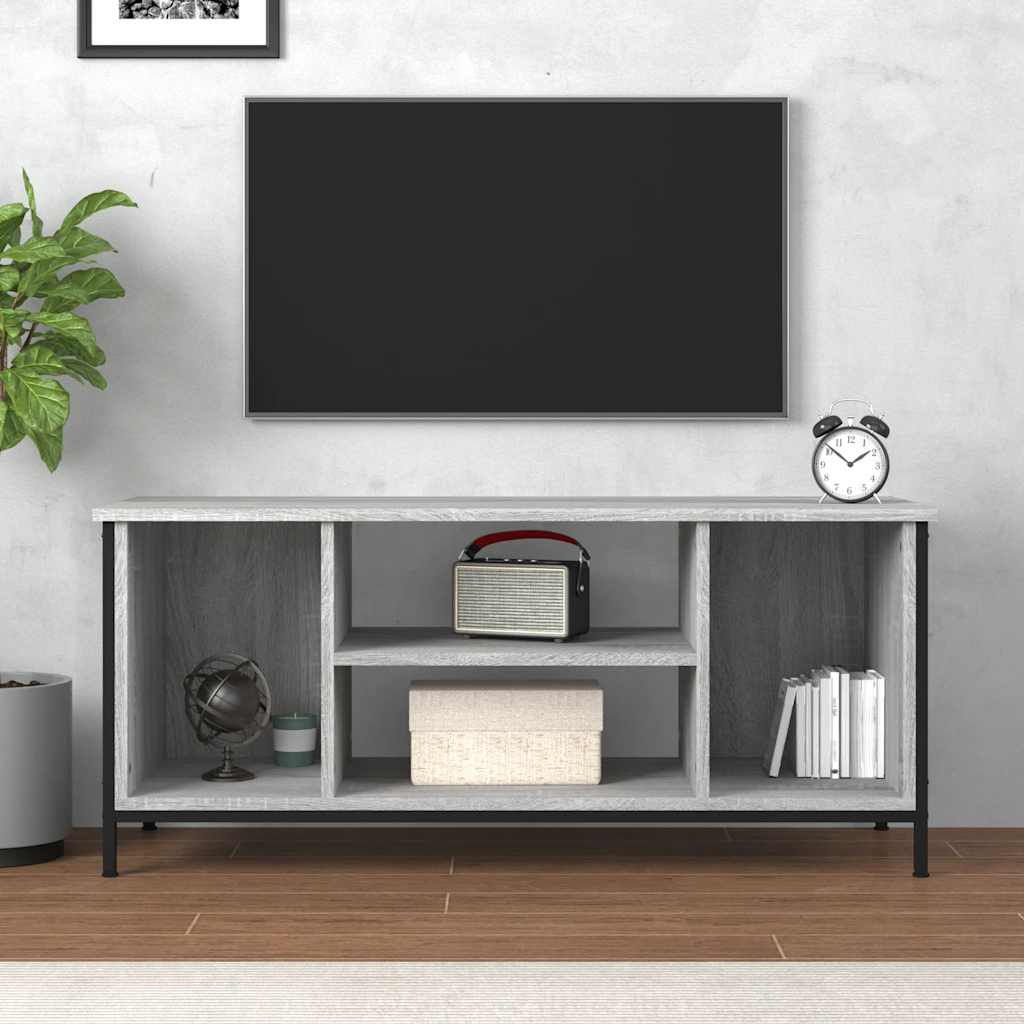 TV Cabinet Grey Sonoma 102x35x45 cm Engineered Wood