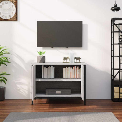 TV Cabinet with Doors Grey Sonoma 60x35x45 cm Engineered Wood