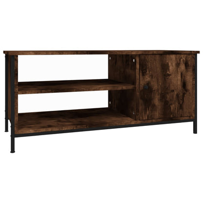 TV Cabinet Smoked Oak 100x40x45 cm Engineered Wood