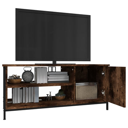 TV Cabinet Smoked Oak 100x40x45 cm Engineered Wood