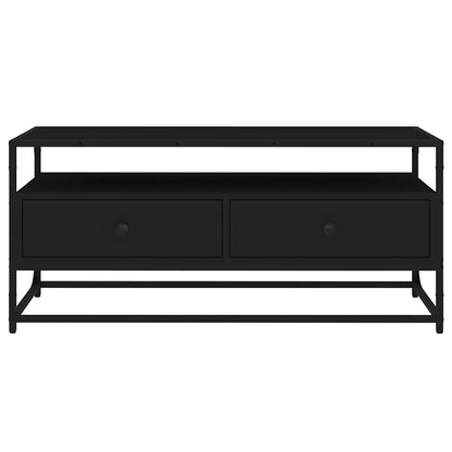 TV Cabinet Black 100x35x45 cm Engineered Wood