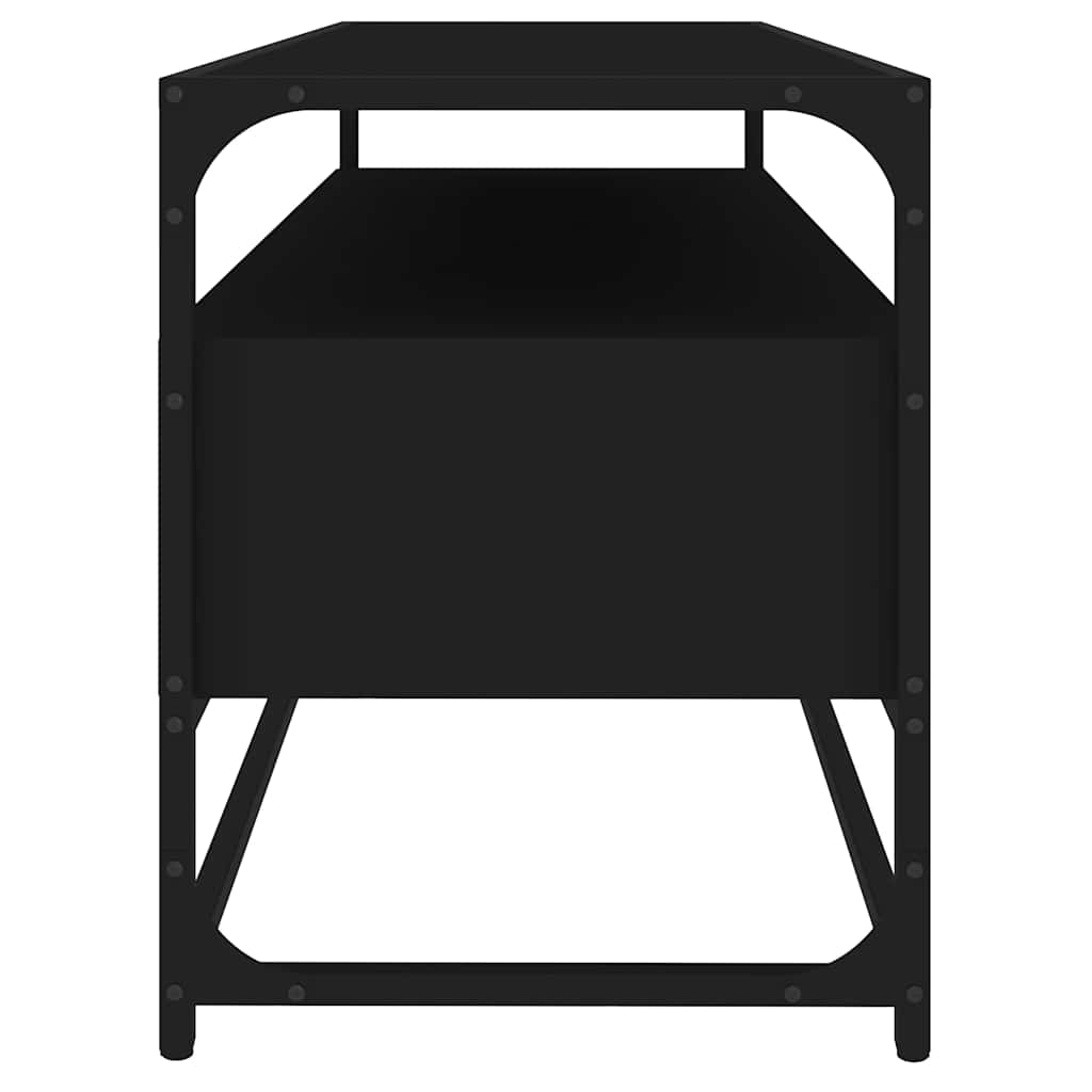 TV Cabinet Black 100x35x45 cm Engineered Wood