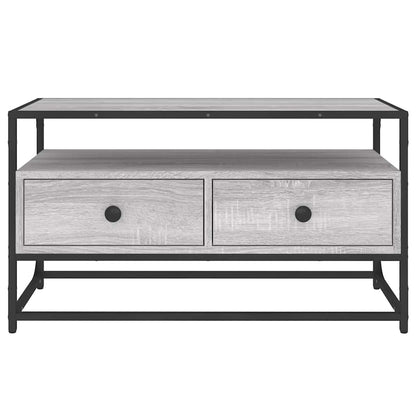 TV Cabinet Grey Sonoma 80x35x45 cm Engineered Wood