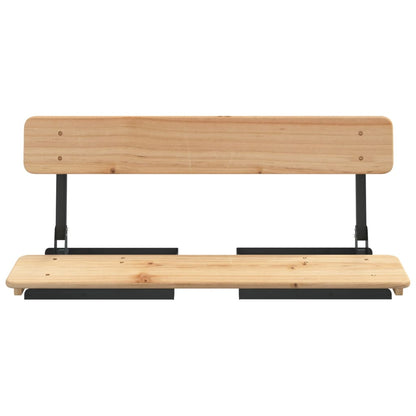 3 Piece Folding Beer Table Set Solid Wood Fir