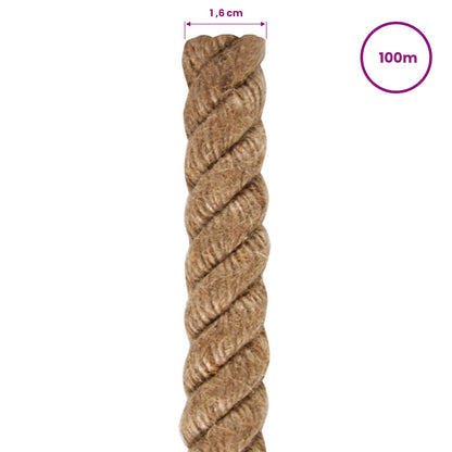 Jute Rope 100 m Long 16 mm Thick