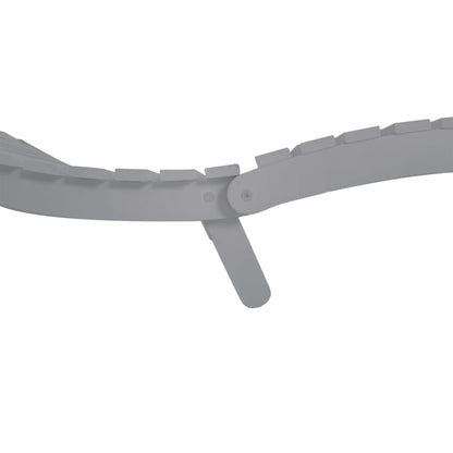 Sun Lounger | Grey | Solid Acacia Wood | Standard | Foldable