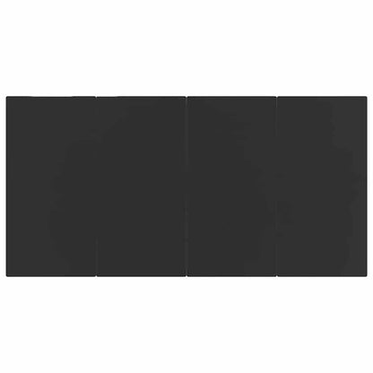 5 Piece Garden Dining Set Black