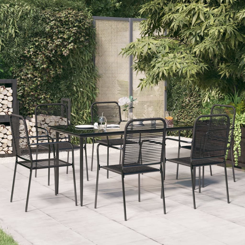 Garden Dining Set | Black