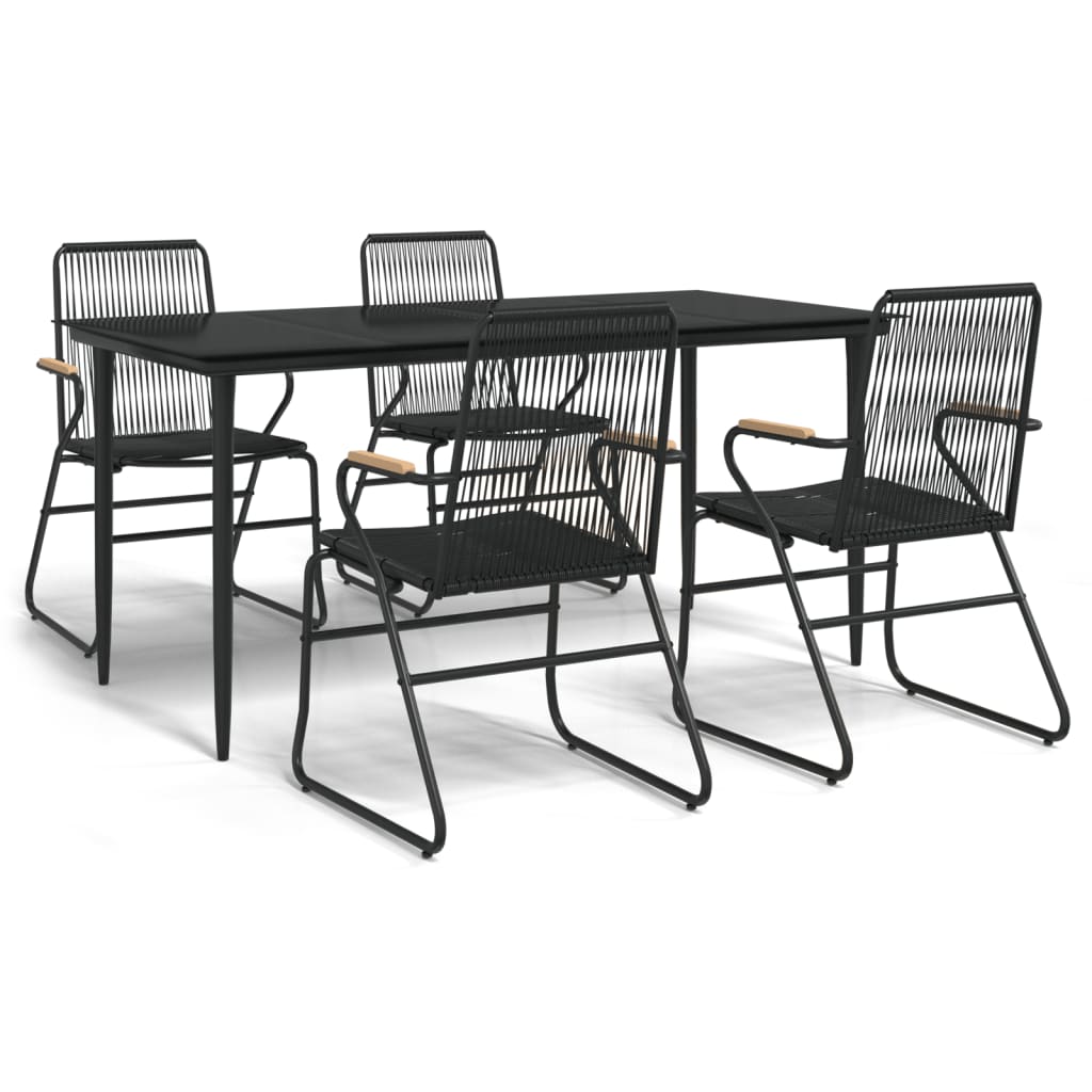 Garden Dining Set | Black