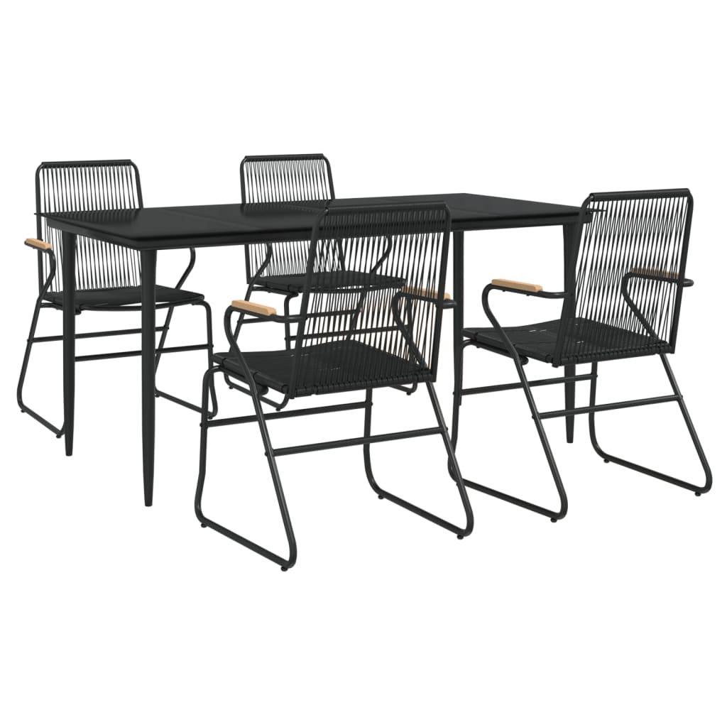 Garden Dining Set | Black