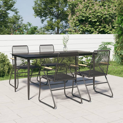 Garden Dining Set | Black