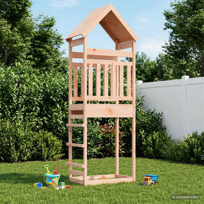 Outdoor Play Tower Natural 53 x 85 x 264 cm Solid Douglas Wood