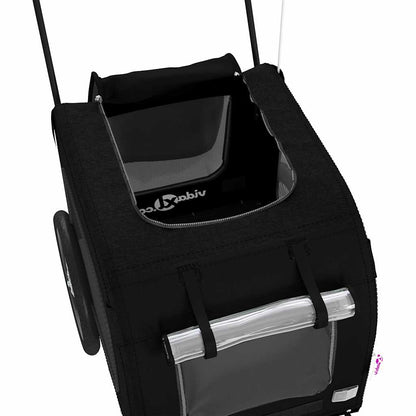 Pet Bike Trailer Black 125 x 53 x 54 cm Oxford fabric and iron