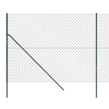 Chain Link Fence Green 1.4x10 m