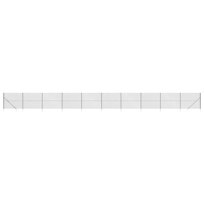 Chain Link Fence with Spike Anchors Anthracite 1.4x25 m