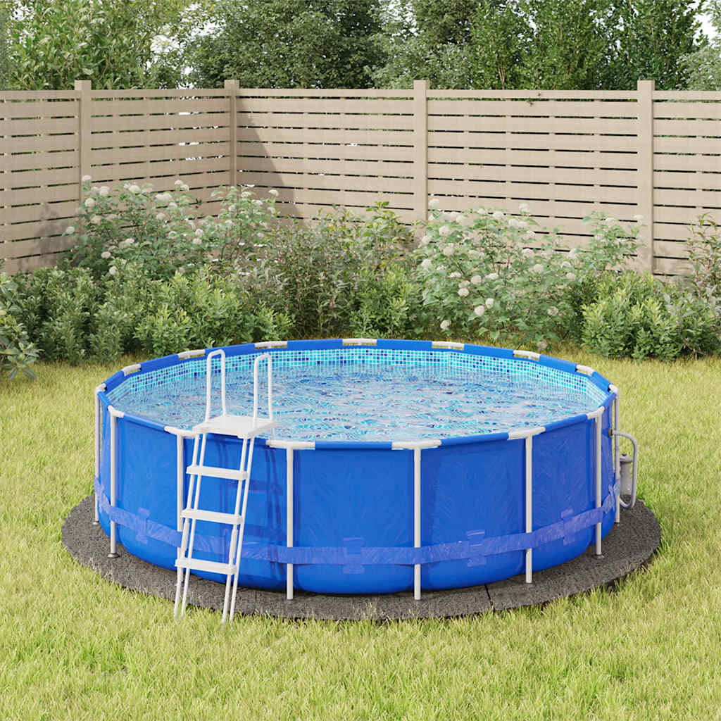 Pool Ground Cloth Light Grey Ø366 cm Polyester Geotextile