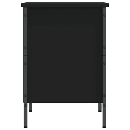 Shoe Cabinet Black 38x35x50 cm Engineered Wood