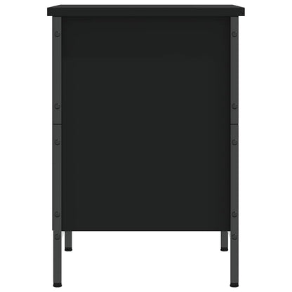 Shoe Cabinet Black 38x35x50 cm Engineered Wood