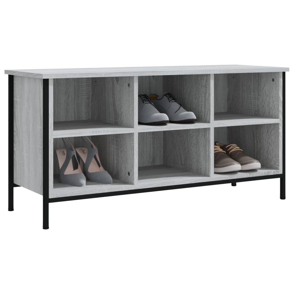 Shoe Cabinet Grey Sonoma Holds up to 6 pairs of shoes