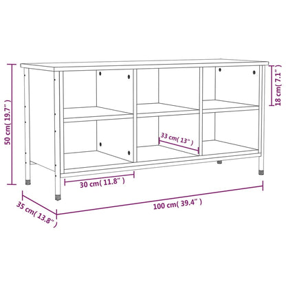 Shoe Cabinet Grey Sonoma Holds up to 6 pairs of shoes