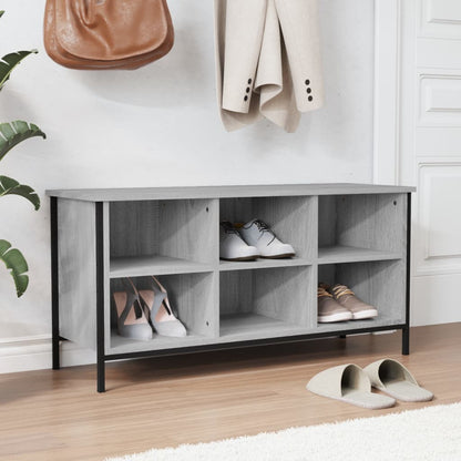 Shoe Cabinet Grey Sonoma Holds up to 6 pairs of shoes