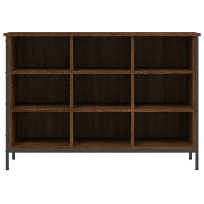Shoe Cabinet Brown Oak 9 compartments
