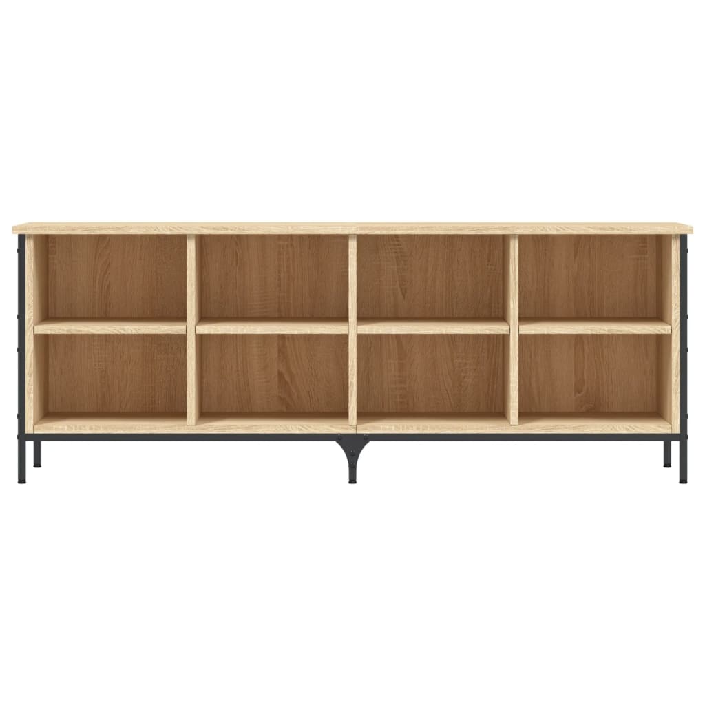 Shoe Cabinet Sonoma Oak 131x35x50 cm Engineered Wood