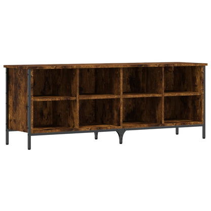 Shoe Cabinet Smoked Oak 8 compartments