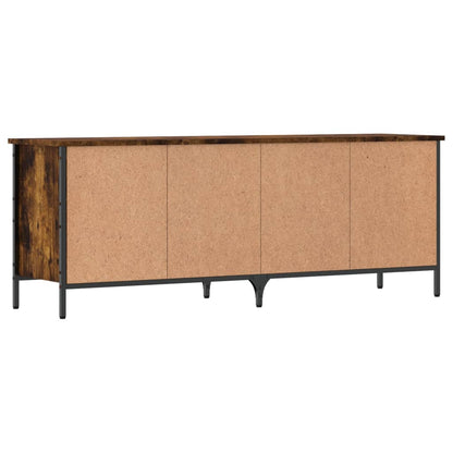 Shoe Cabinet Smoked Oak 8 compartments