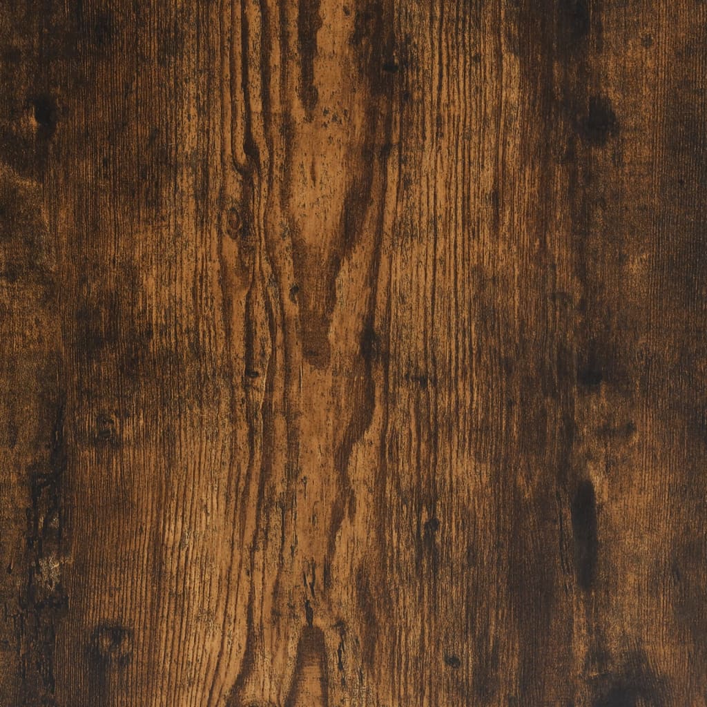 Shoe Cabinet Smoked Oak 8 compartments