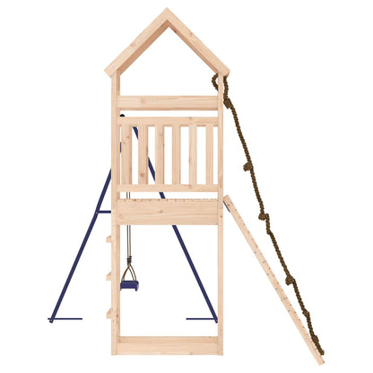 Outdoor Playset Solid Wood Pine