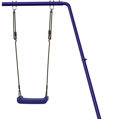 Outdoor Playset | Natural wood and blue