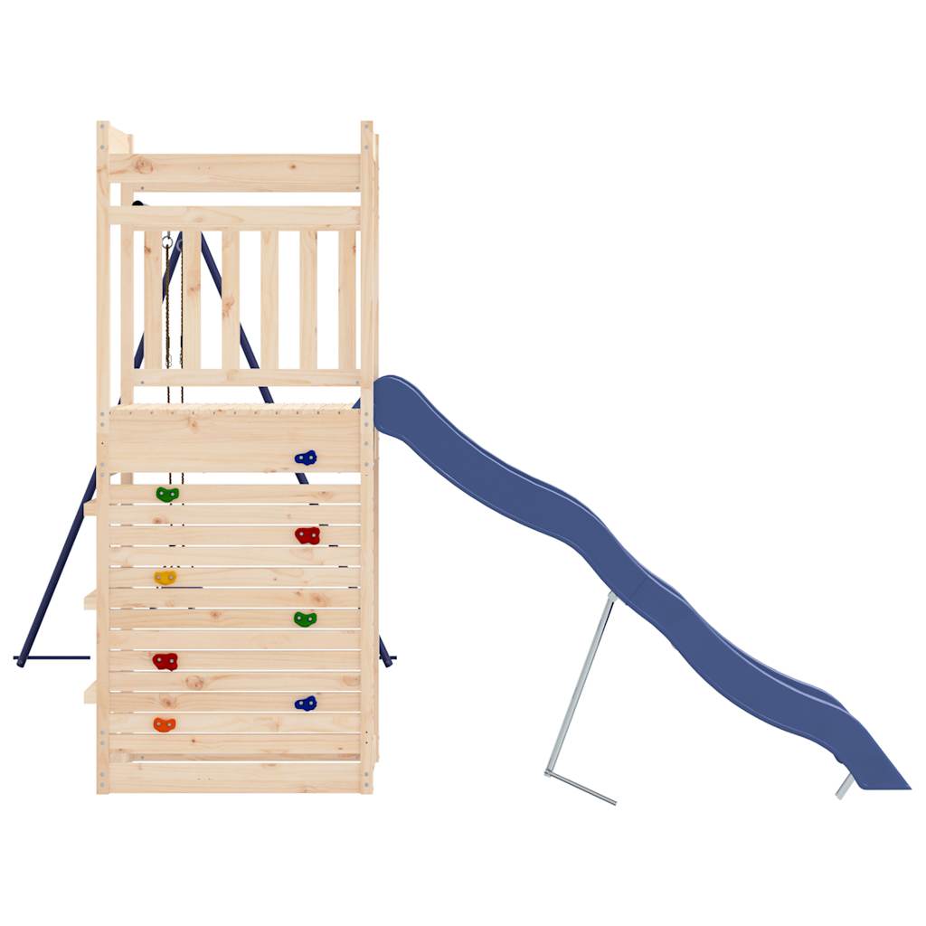 Outdoor Playset Solid Wood Pine