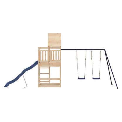 Outdoor Playset Solid Wood Pine