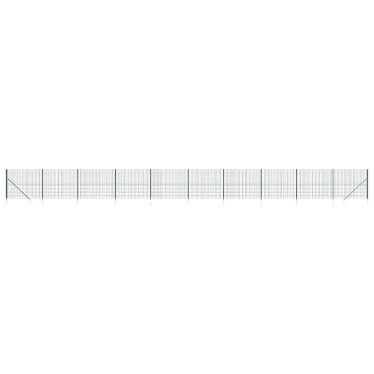 Wire Mesh Fence with Spike Anchors Green 1,8x25 m