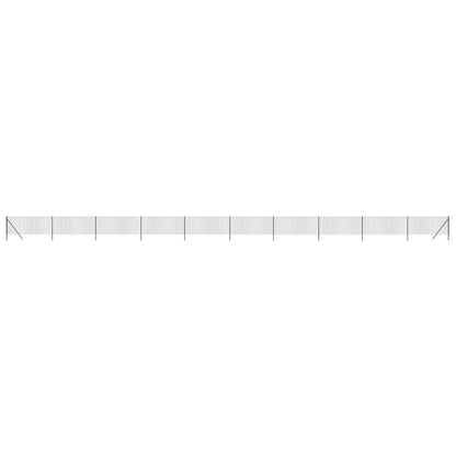Wire Mesh Fence Anthracite 1x25 m Galvanised Steel