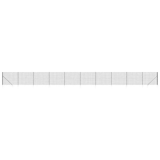 Wire Mesh Fence with Spike Anchors Anthracite 2,2x25 m