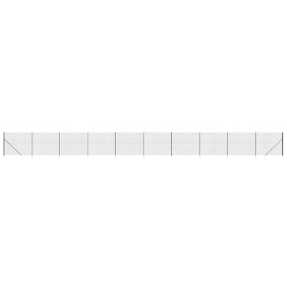 Wire Mesh Fence with Spike Anchors Anthracite 1.4x25 m