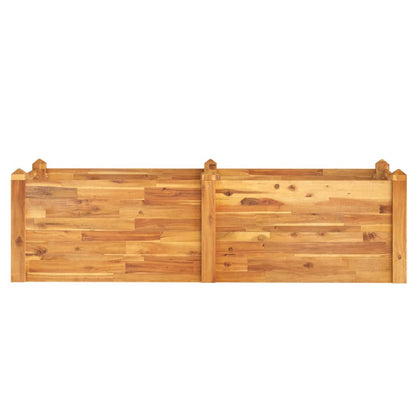 Garden Raised Bed 160x60x44 cm Solid Wood Acacia