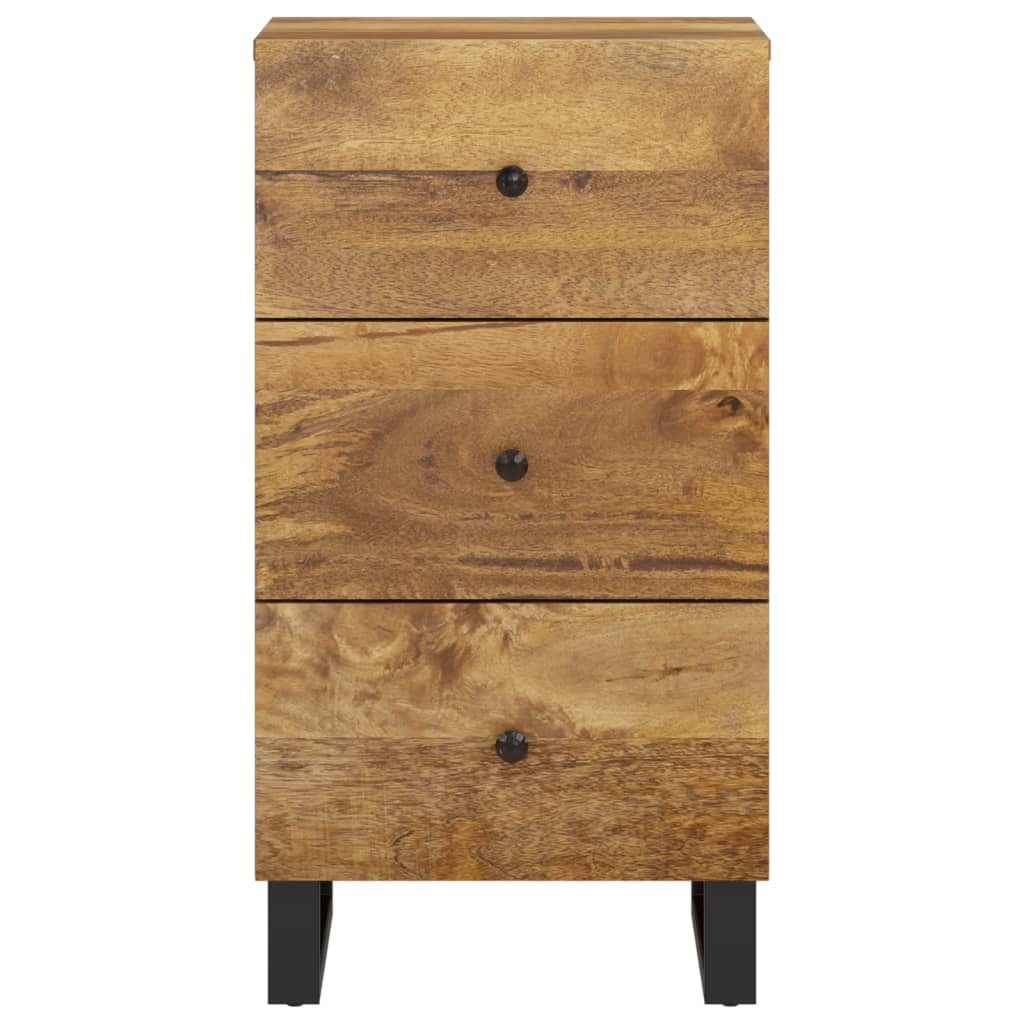 Sideboard with 3 Drawers 40x33,5x75 cm Solid Wood Mango