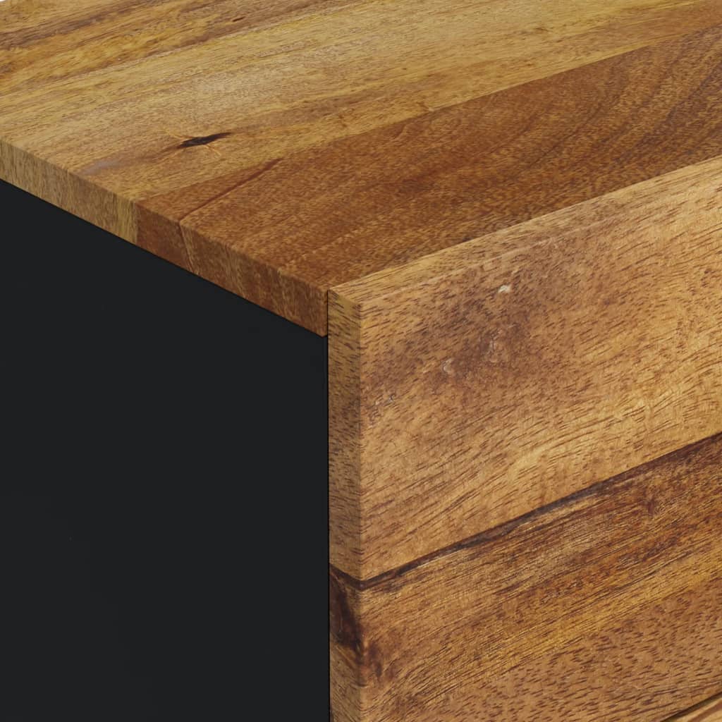 Sideboard with 3 Drawers 40x33,5x75 cm Solid Wood Mango