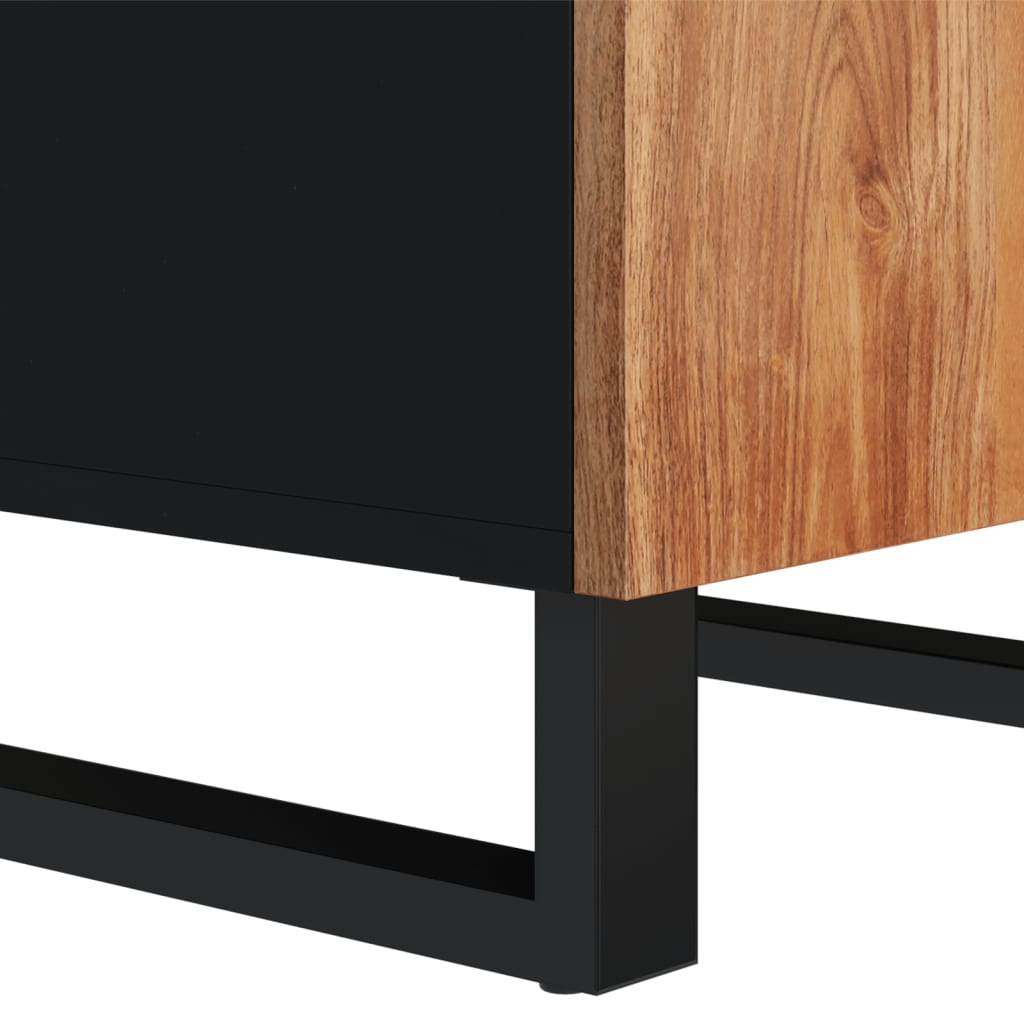 Sideboard with Door 40x31x75 cm Solid Wood Acacia
