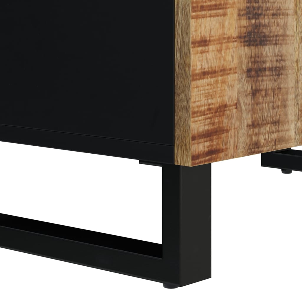 Sideboard with 2 Doors 60x33x75 cm Solid Wood Mango