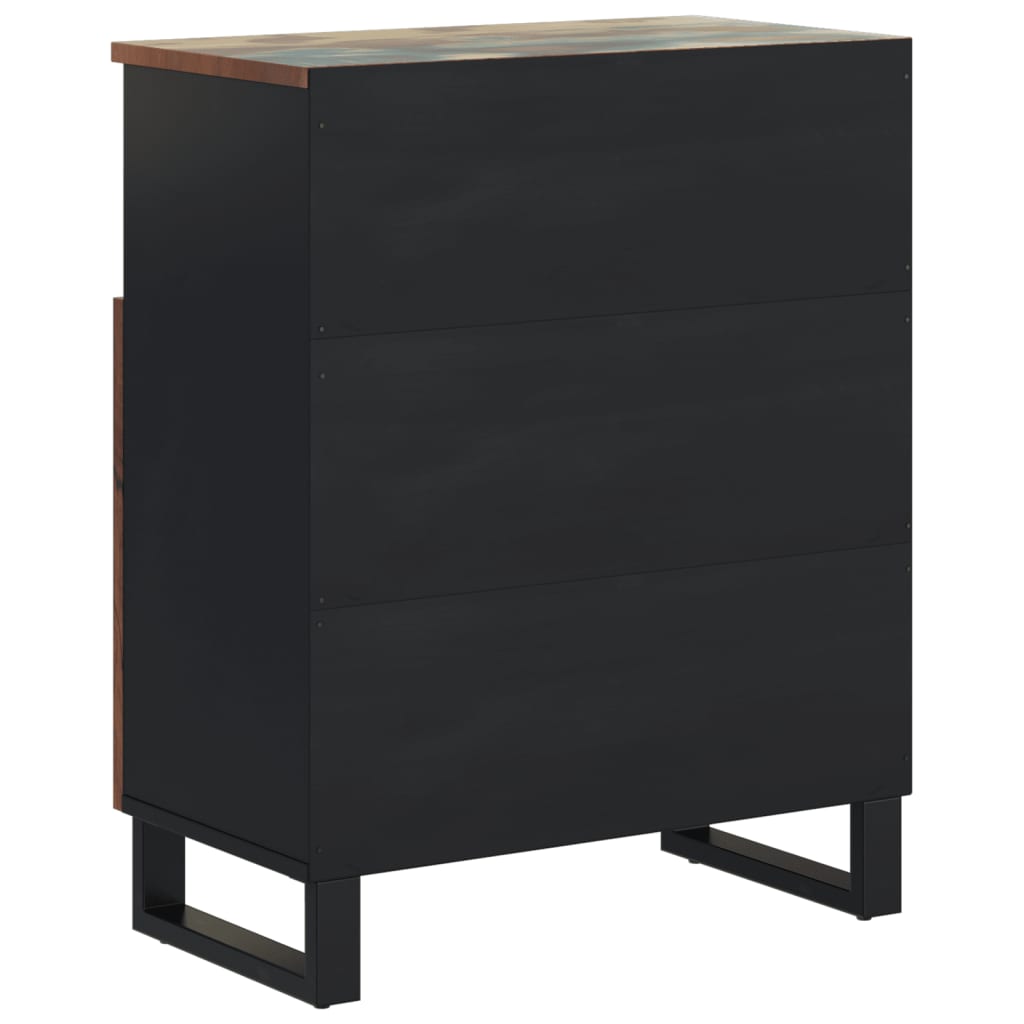 Sideboard with 2 Doors 60x33x75 cm Solid Wood Reclaimed