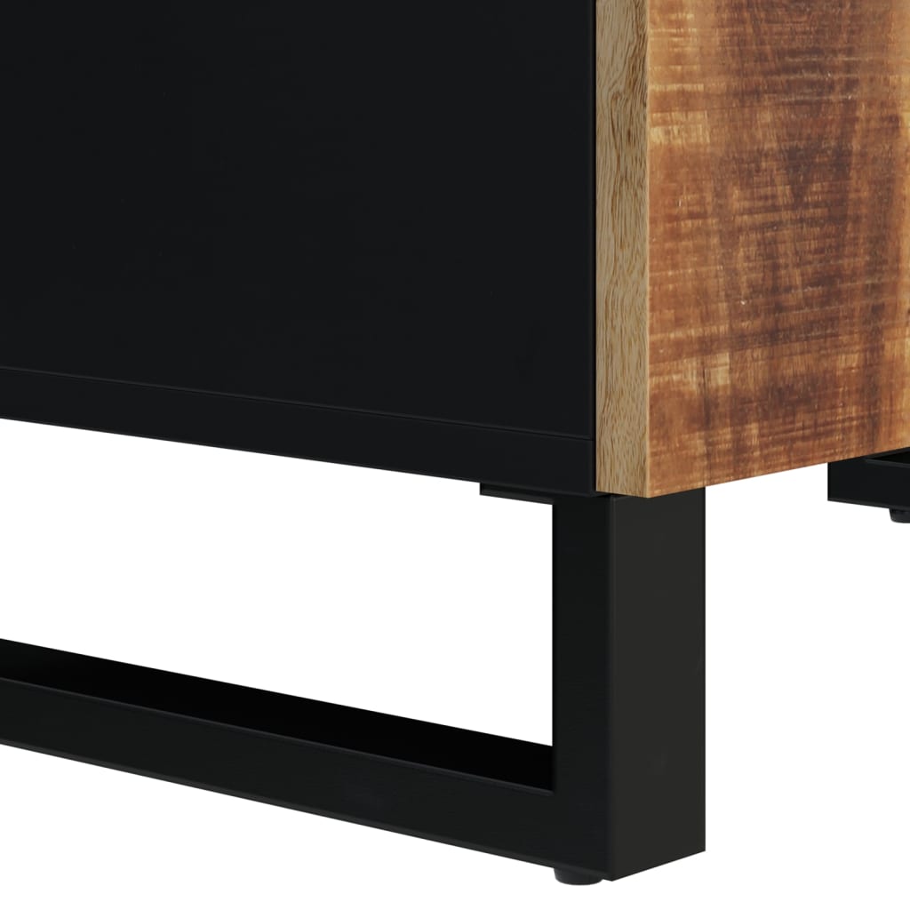 Sideboard with 4 Doors 60x33x75 cm Solid Wood Mango