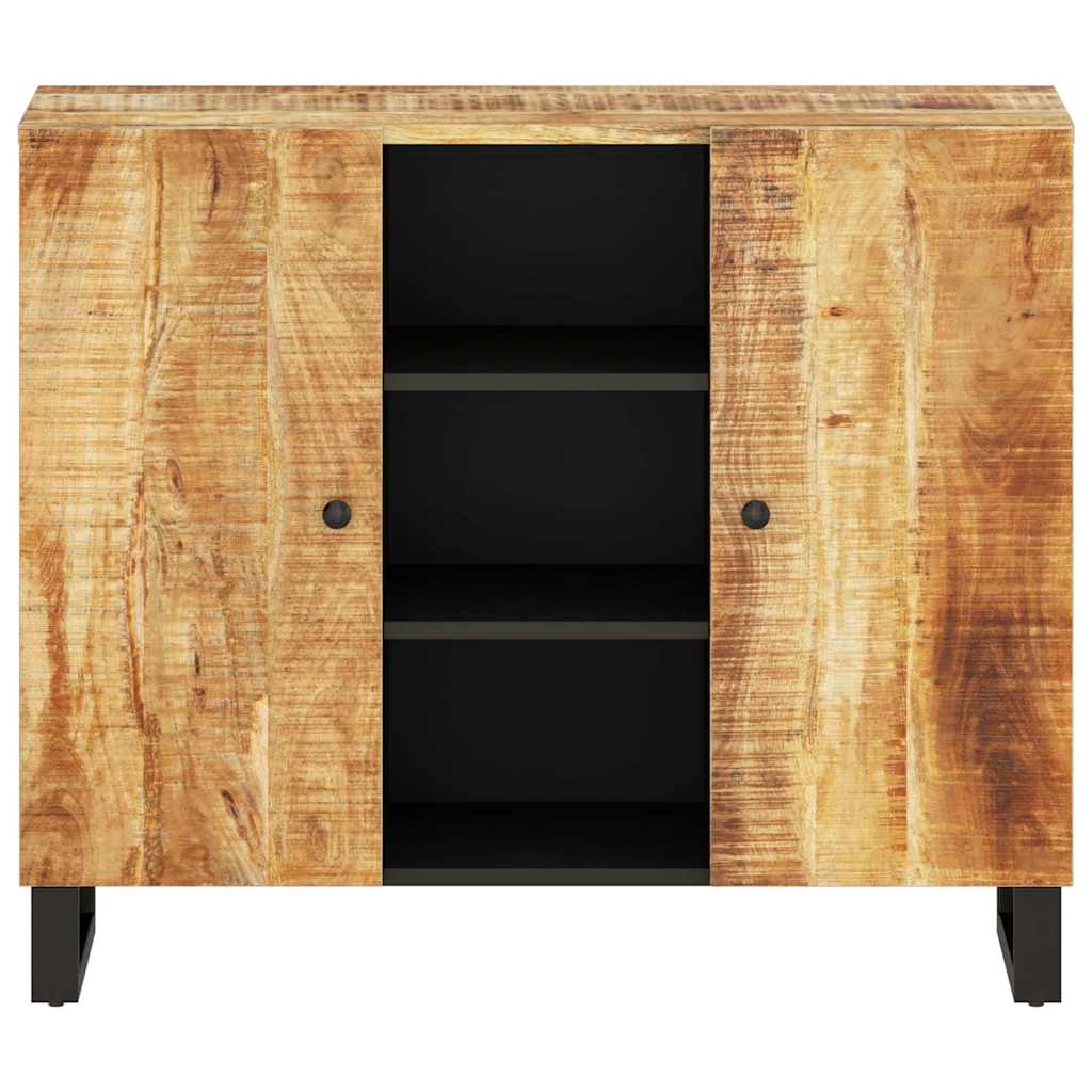 Sideboard with 2 Doors 90x33x75 cm Solid Wood Mango