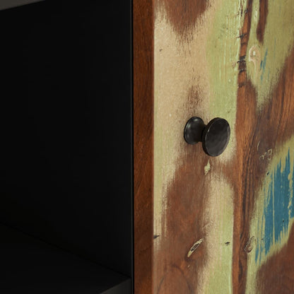 Sideboard with 2 Doors 90x33x75 cm Solid Wood Reclaimed