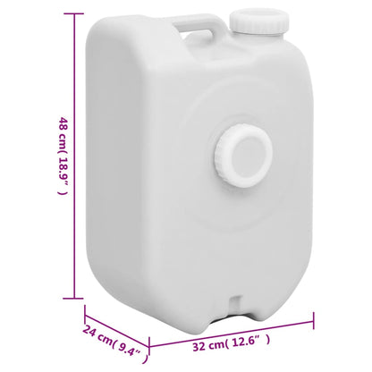 Portable Water Tank 24 L Grey